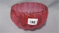 Small Bowl 2.25" High, 5" Wide Ruby Plated with