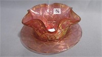 Finger Bowl 2.5" high with underplate. 5" wide