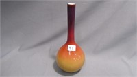 Stick Vase 8" High, Wheeling Peachblow