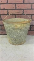 Vintage tin bucket
