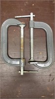 Vintage 6" adjustable C clamp