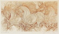 Gillaume Azoulay "Les Quatre" Etching