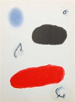 Joan Miro "Bleu Noir et Rouge"