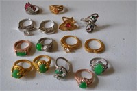 15 Antique Asian Rings!