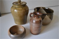 Lot of 4 Great Pottery Pieces!
