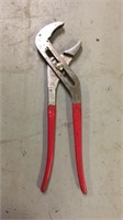 Large red handle pliers