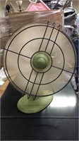 Vintage green fan