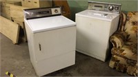 Vintage dryer and washer