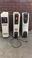 3  DeLonghi Electric Oil heaters