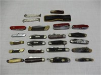 23 Older Folding Jack Knives As Shown