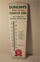 Duncan's White Burley Tobacco Seed Thermometer