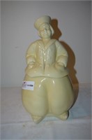 Pottery unmarked McCoy cookie jar