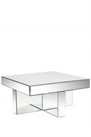 Statements by J MF536 Lucy Mirrored Coffee Table