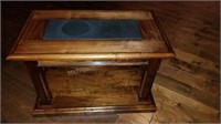 Pair of Extraordinary Imported Wood End Tables