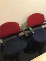 TWO ROLLING OFFICE CHAIRS 2 X $
