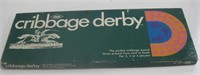 ES Lowe Brand Cribbage Derby Board Game w/ Rules