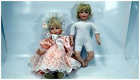 Lot of 2 Dolls Thelma Roshe & Cindy m. Mceure