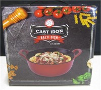 NIB Cast Iron Balti Dish - 1.75 Quart