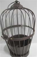 Hanging Metal Wire Planter - 12" Tall