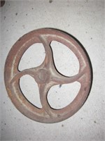 9" Antique Cast Iron Wheel