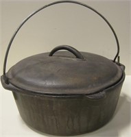 10" Cast Iron Dutch Oven - Marked Made In USA