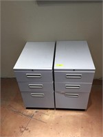 TWO FILE CABINETS