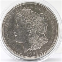 1921-P Morgan Silver Dollar - AU