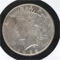 1922-P Peace Silver Dollar - AU