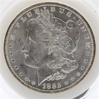 1885-O Morgan Silver Dollar - AU