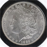 1885-P Morgan Silver Dollar - AU