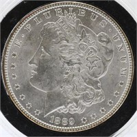 1889-P Morgan Silver Dollar - AU