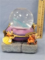 Snow globe Cinderella's slipper 5.5"         (l 14