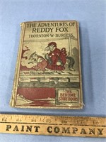Old Hardback book, Adventures of Reddy Fox" by Tho