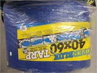 Brand new 40 x 60" blue tarp      (k 1)