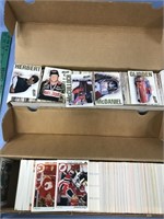 5 Boxes of various baseball cards,  1990 Hockey ca