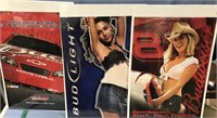 Lot of 3 Budweiser collectable posters       (700)