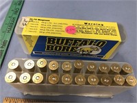 Plastic container of 45-70 mag by Buffalo Bore