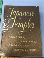 Hardback book, Japanese Temples, sculptures, paint