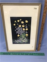 Jeanie Lawrence print "Wild Poppies and Violet", i