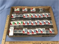 Lot of 30 packages of washers and rivets of variou