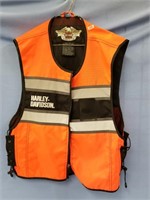 Harley Davidson safety vest, embroidered a safety
