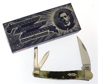 Crandall Cutlery Olive Green Sea Horse Whittler