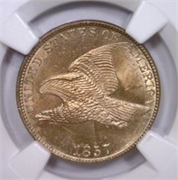 1857 Flying Eagle Cent NGC MS64