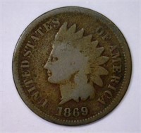 1869 Indian Head Cent Good G
