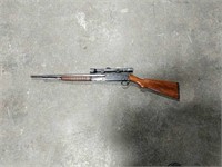 Remington 35 Caliber Pump Action Rifle With Scope