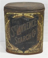 Antique The St. Lawrence Starch Co Tin c1897