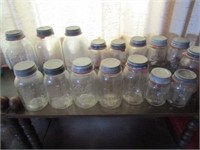 Several antique/vintage canning jars