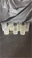 American Fostoria Flat Juice Glasses 3 3/4" H 2