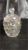 American Fostoria Lidded Candy Dish 4” Without