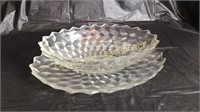 American Fostoria Sauce Boat and Under Plate Bowl